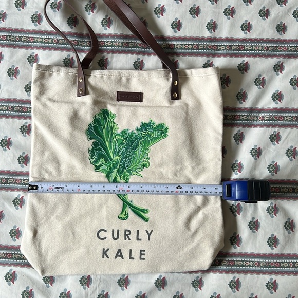 Kale printed tote bag - Picture 4 of 5